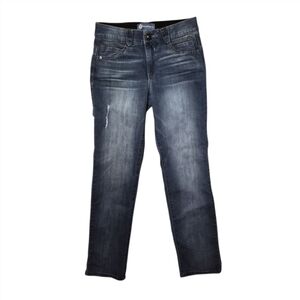 Democracy Jeans Straight Leg Jean No Gap Waist Ab Technology Stretch sz 6